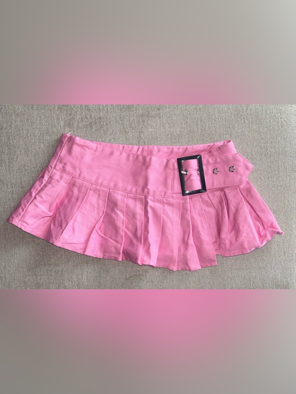 Y2K Pink Pleated Micro Mini Skirt | Barbiecore Low Rise Mini | SHEIN Medium